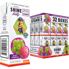 No added sugar ShineWater kids juice box, ideal for school lunches