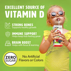 ShineWater Paw Patrol Apple Berry vitamin D label on pack