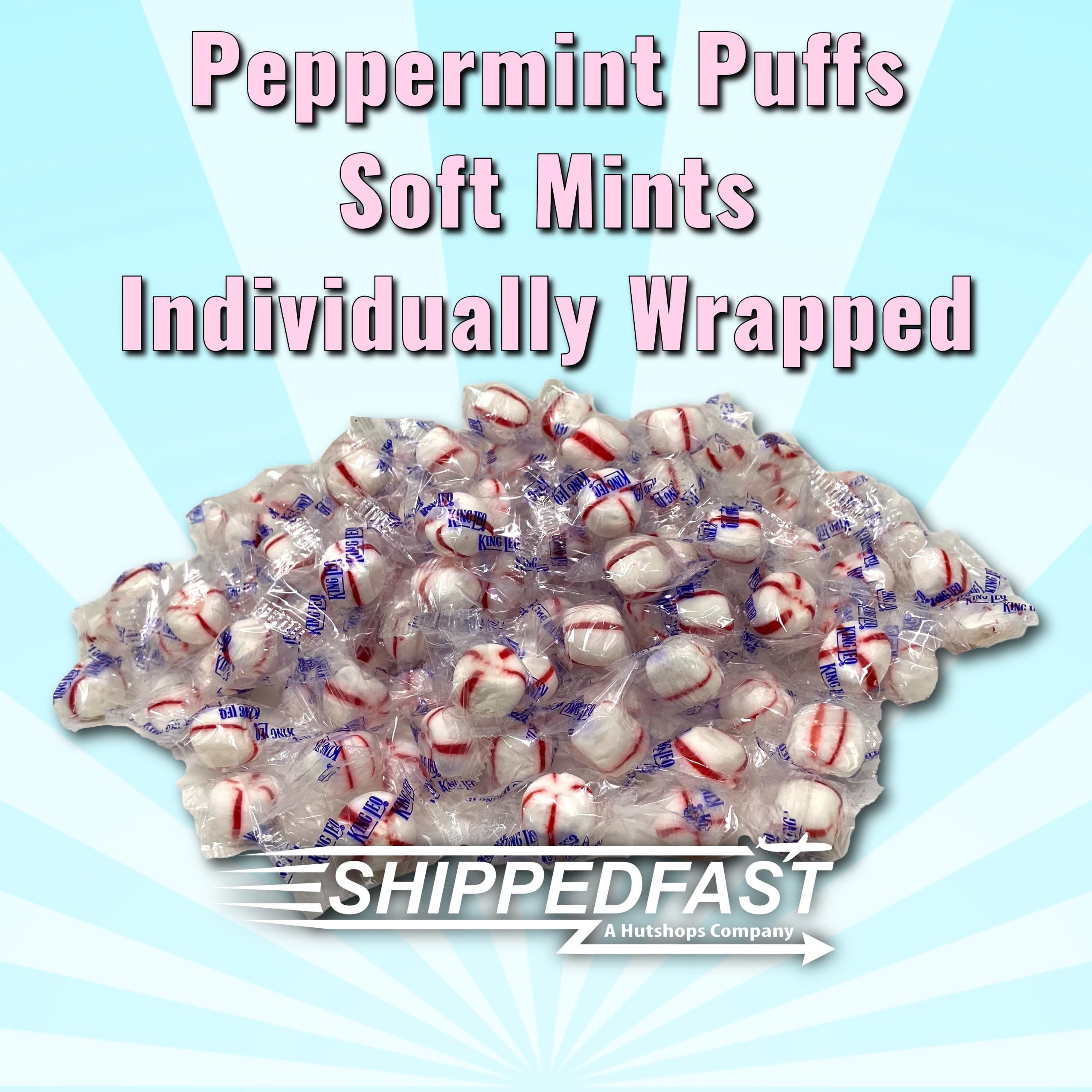 Shippedfast individually wrapped puffs for on-the-go snacking and freshness