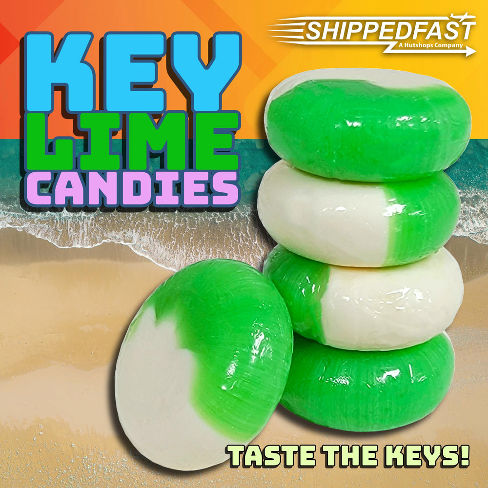 ShippedFast Key Lime Disc candy in a bowl enhances hospitality, inviting guests.