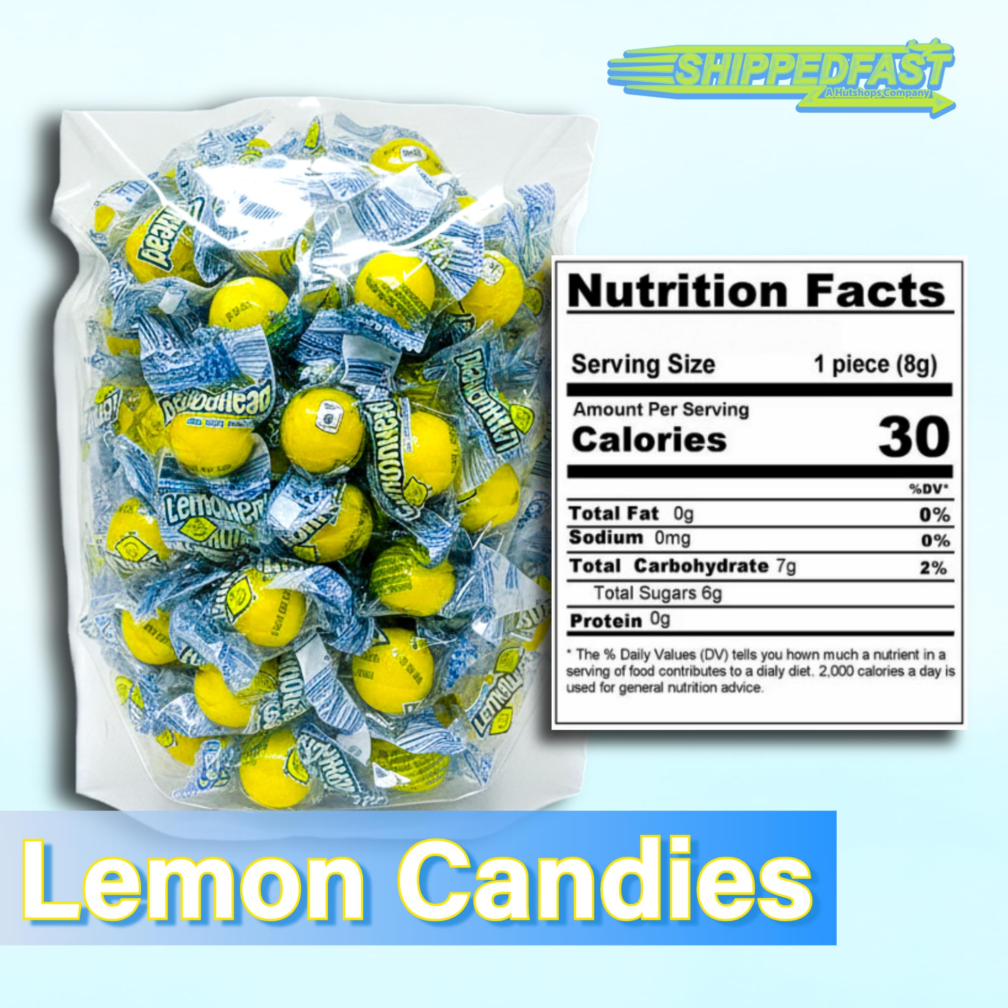 Shippedfast Lemon Candy lemon-candy-closeup highlighting lasting lemon flavor