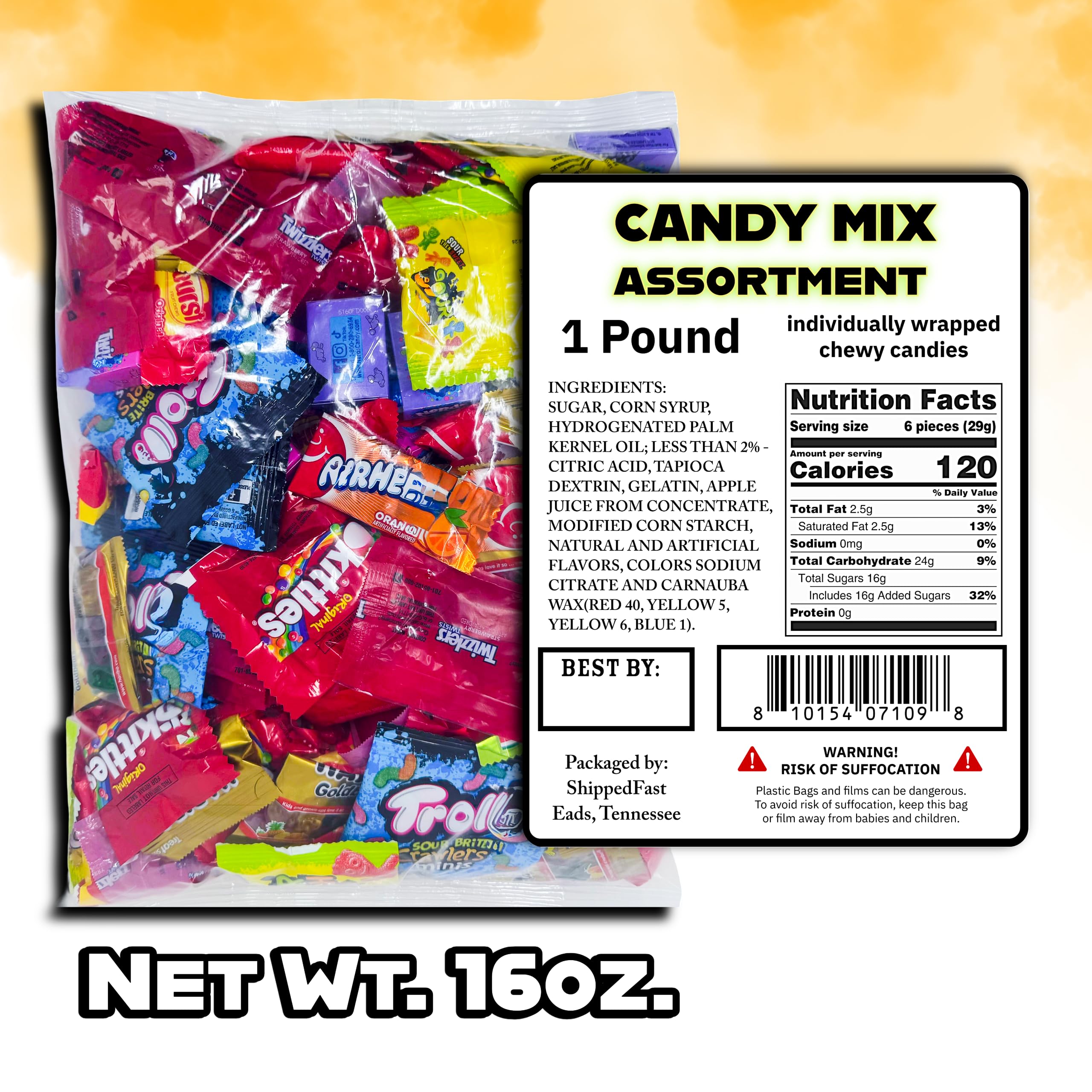 Shippedfast party candy bulk 1lb bag for celebrations
