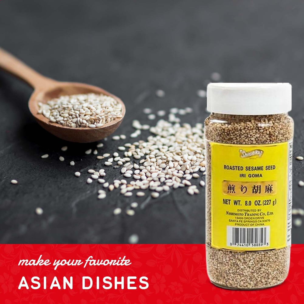 Shirakiku sesame seeds provide a cholesterol-free, trans-fat-free topping option