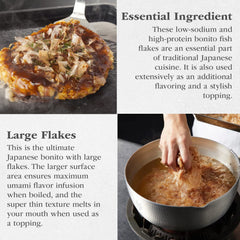 Shirakiku bonito flakes as a topping add depth to bowls.