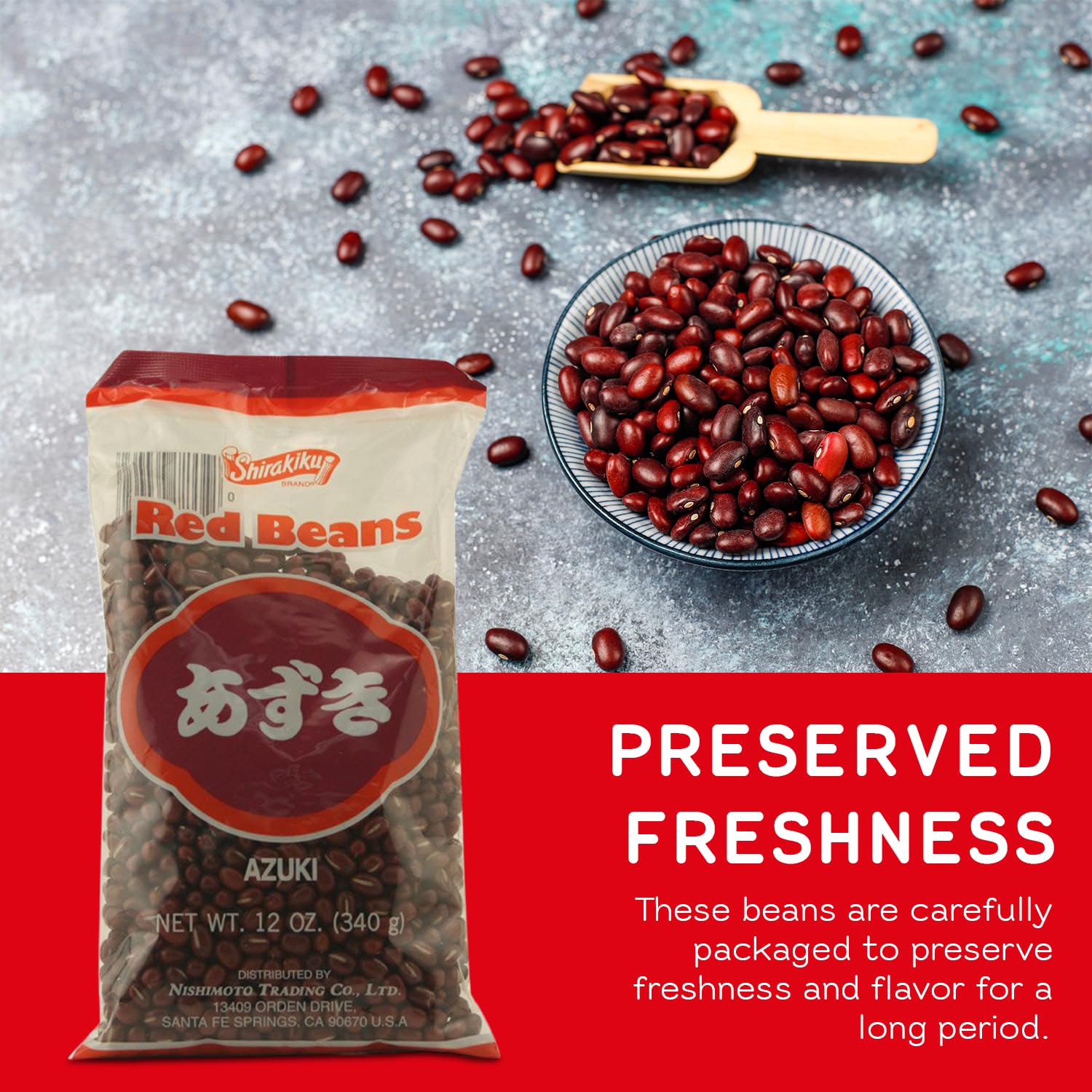 Shirakiku convenient 12oz pack image showing pantry friendly packaging