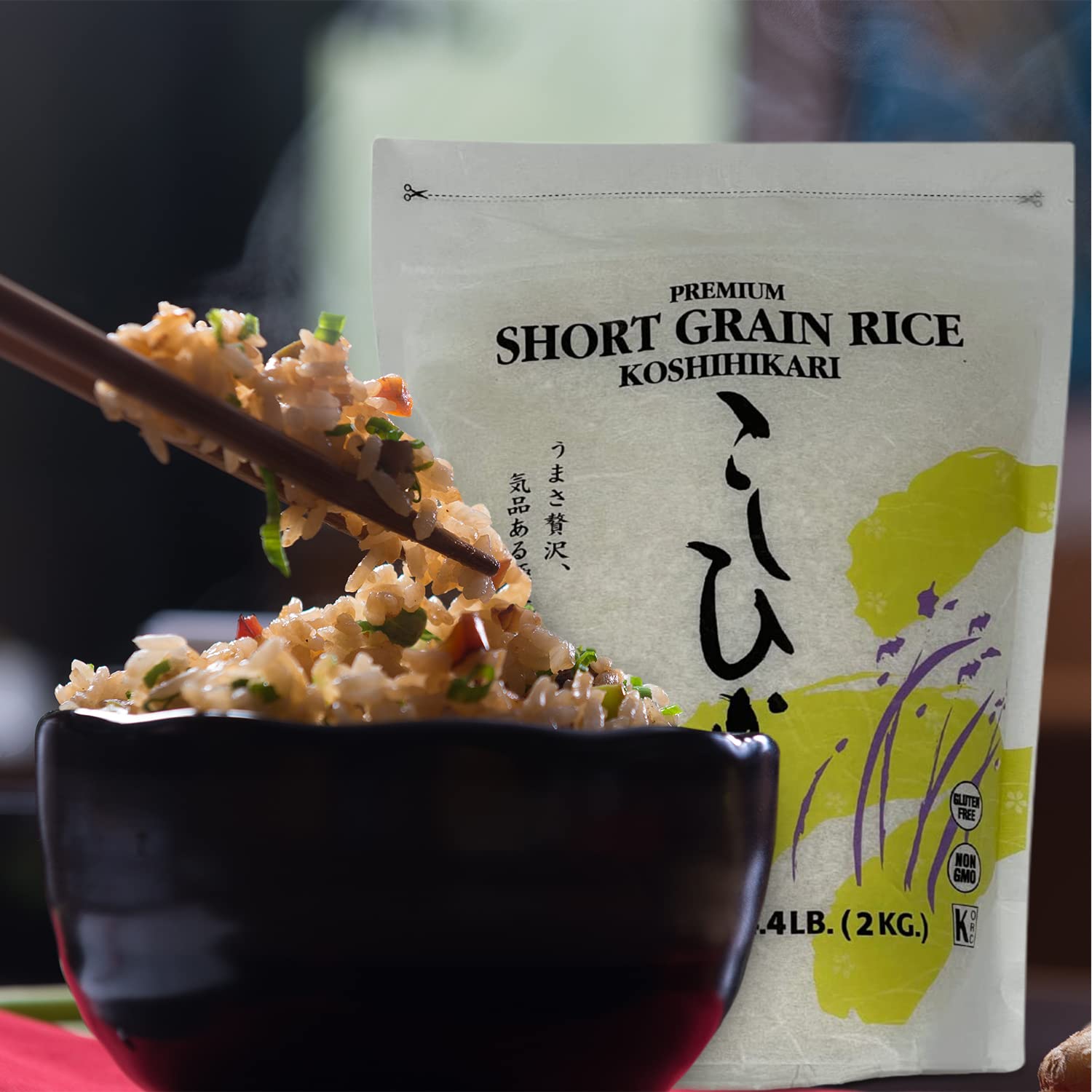 Shirakiku fast cooking rice saves time while delivering glossy results.