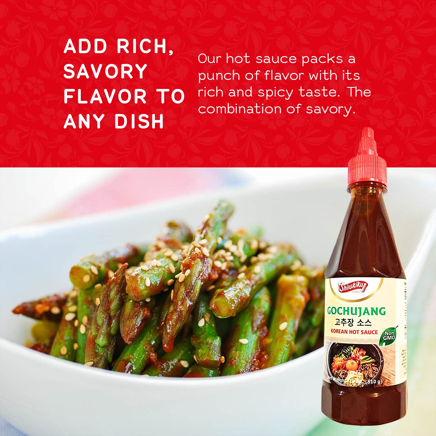 Shirakiku Gochujang adds depth to noodles and fried rice.