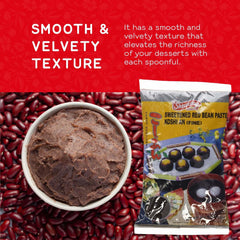 Shirakiku Koshi AN red bean paste 17.6oz packaging showing generous size