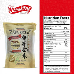 Shirakiku Koshihikari GABA rice quick cooking helps you save time in busy evenings