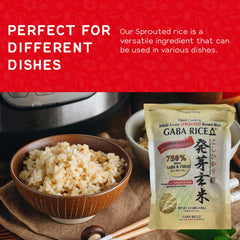 Shirakiku sprouted brown GABA rice ready in minutes for quick wholesome dinners