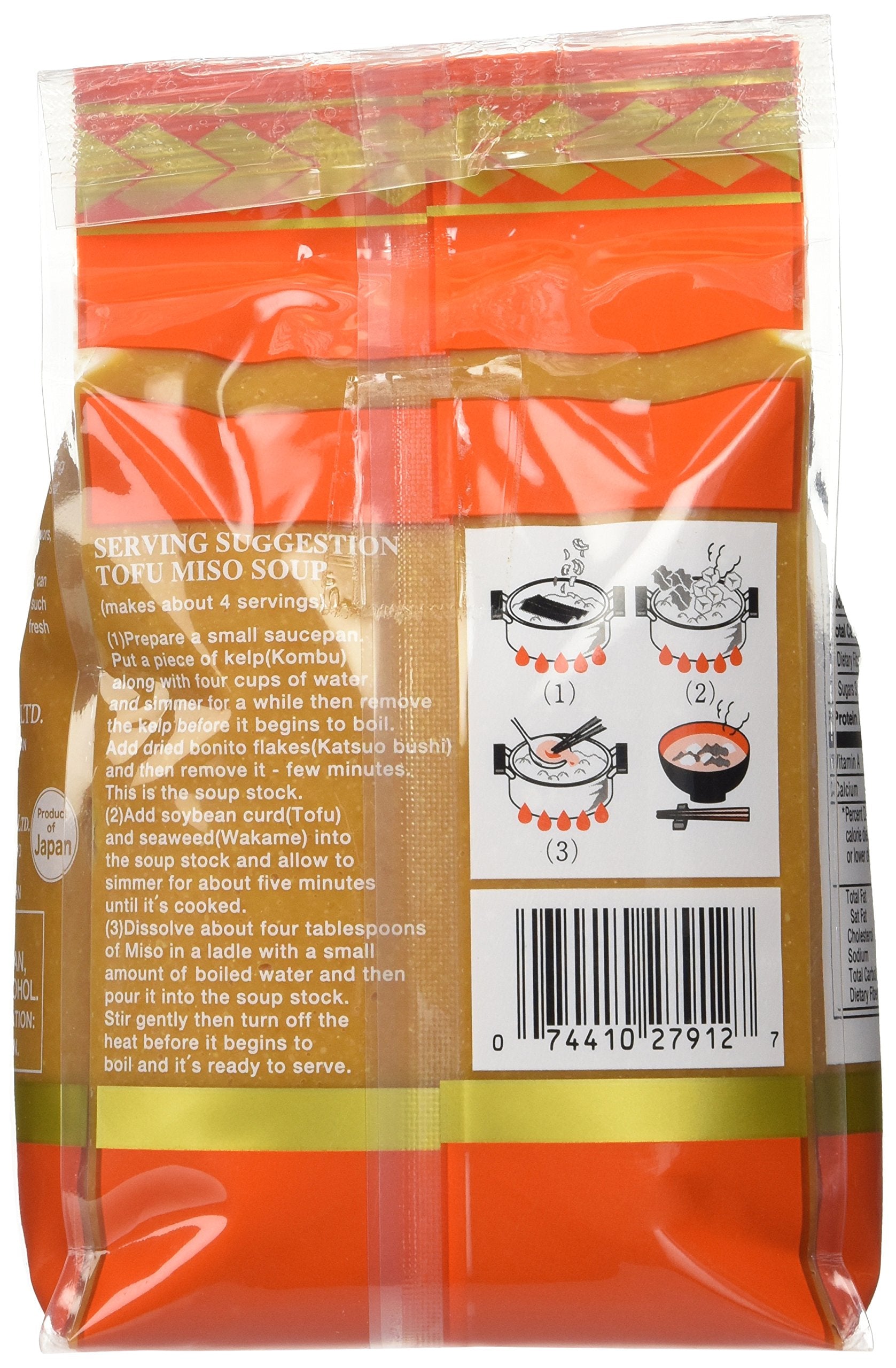 Two bags of Shirakiku Miso Shiro provide flexible cooking sweetness for dressings.
