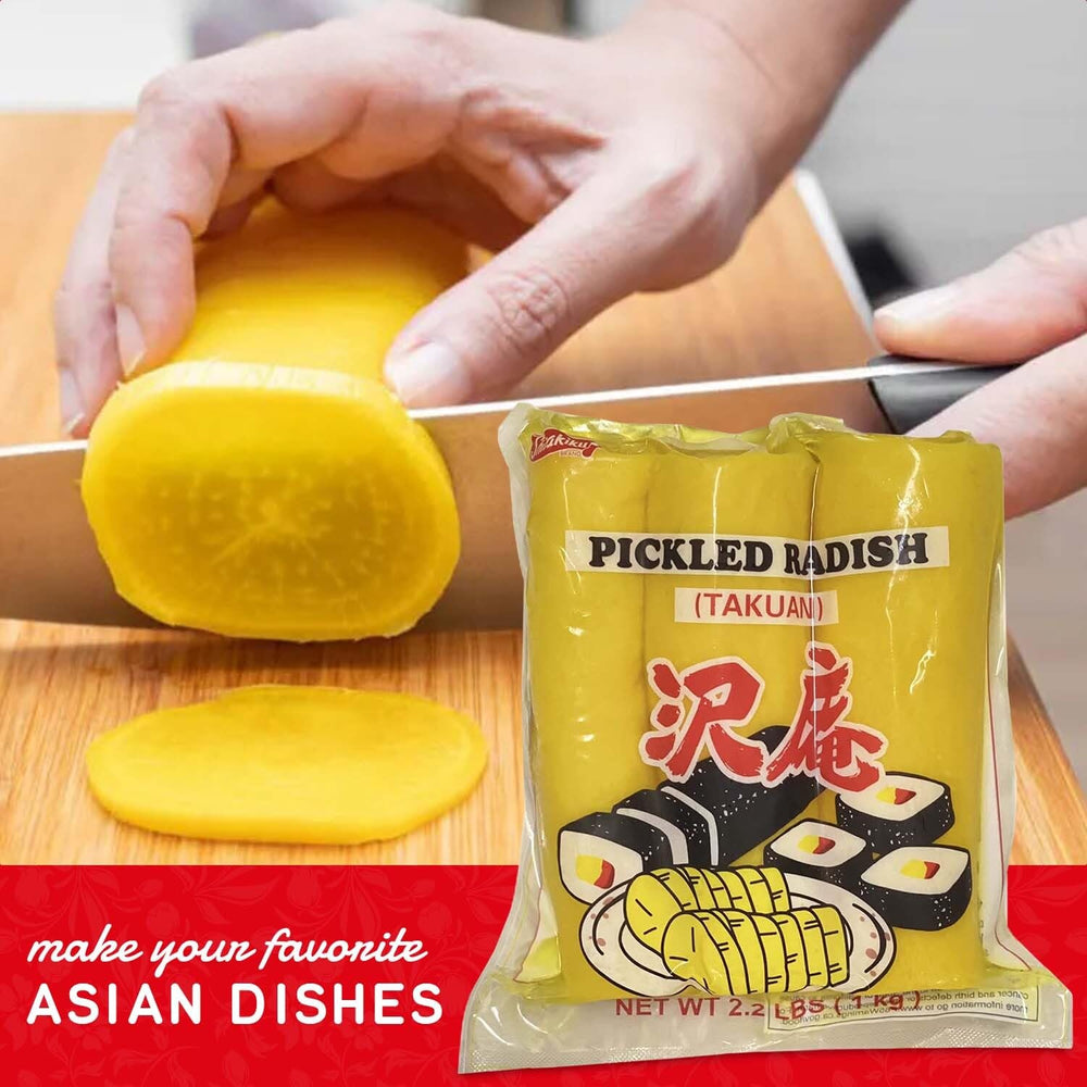 Shirakiku takuwan salad topping option for sandwiches and bowls.