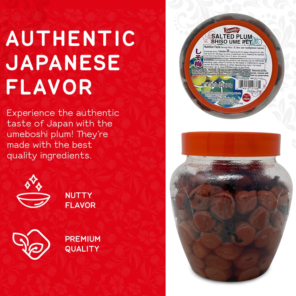 Shirakiku umeboshi jar ready to drizzle into vinaigrettes.