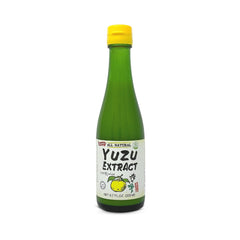 Shirakiku Yuzu Extract bottle pour for drinks and baking.