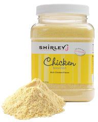 Shirley J Rich Chicken Bouillon Powder bottle for instant, chef-quality broth