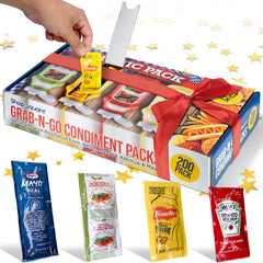 Shop Square ketchup packets for quick serving on the go