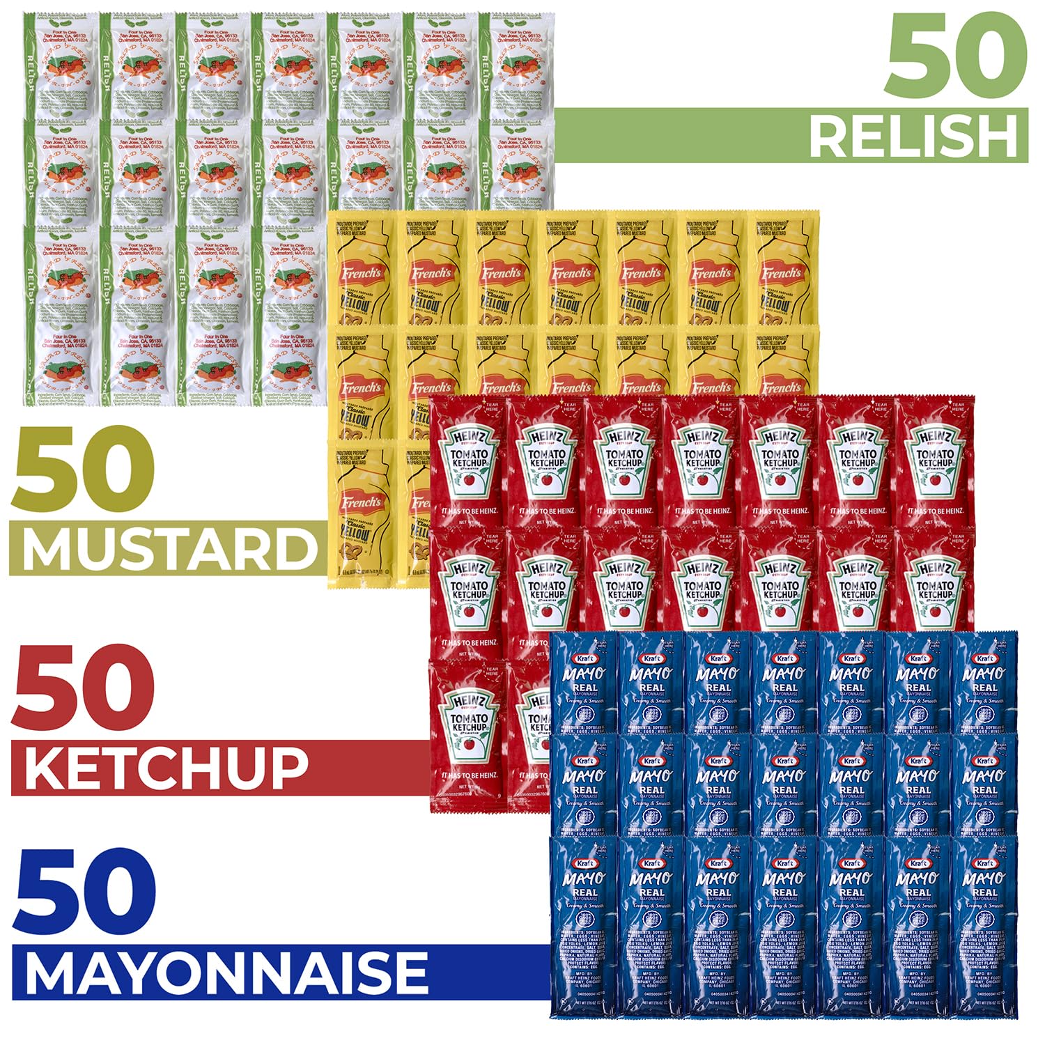 Shop Square mayo packets ideal for burgers and sandwiches