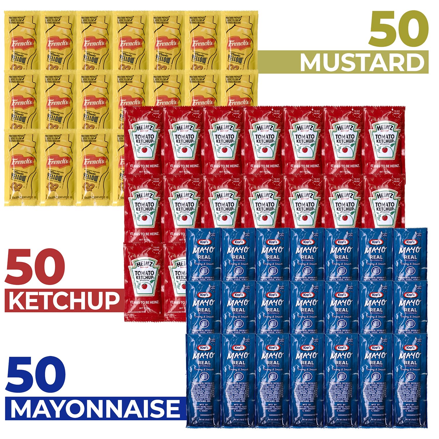 Shop Square Grab-n-Go mayo packets perfect for hot dogs and burgers