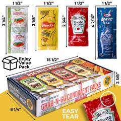 Shop Square relish packets for sweet, tangy accents