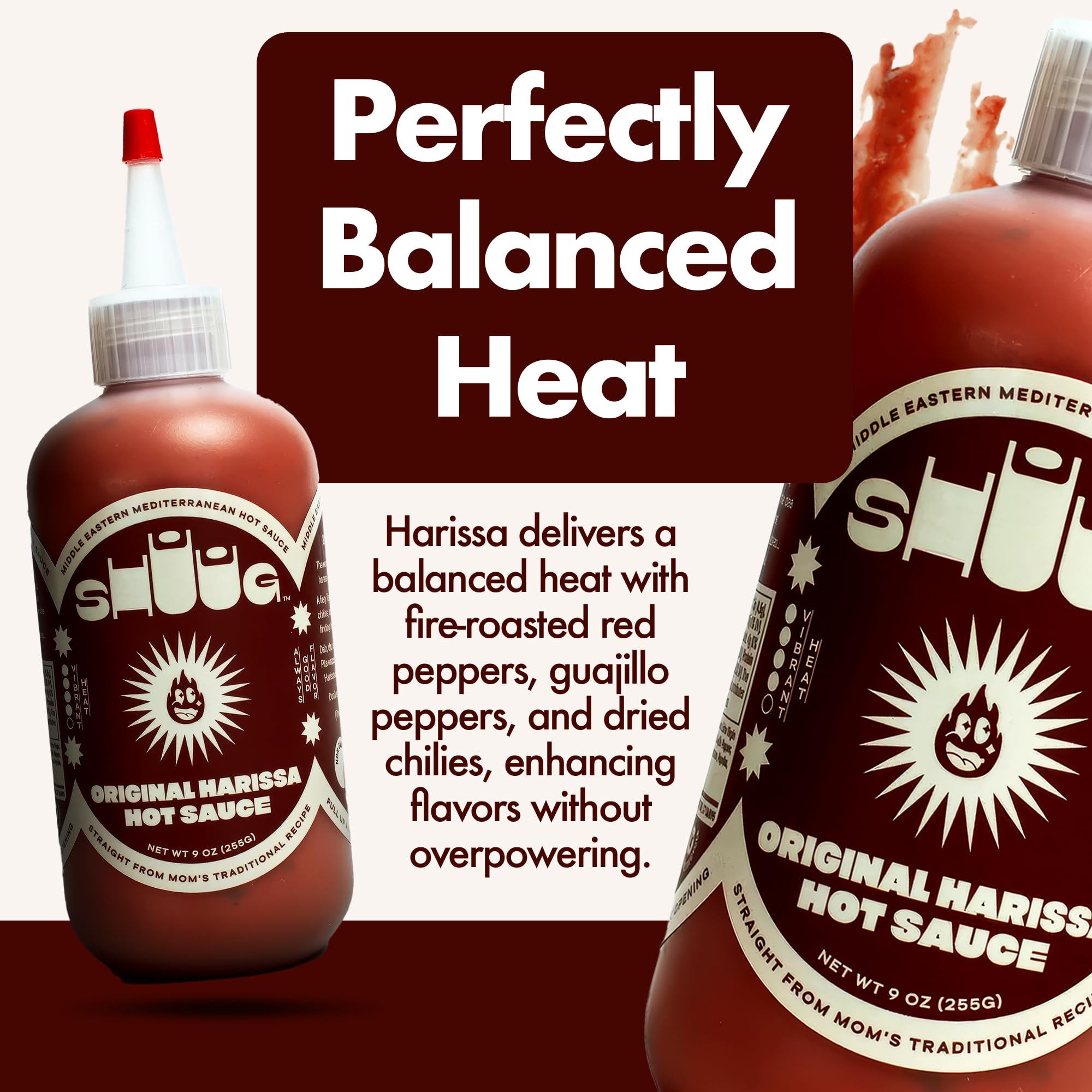 SHUUG Harissa glaze on vegetables brightens weeknight meals.