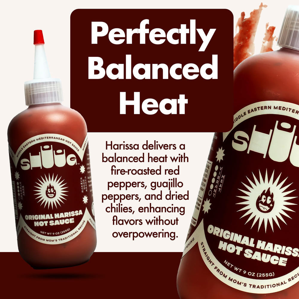 SHUUG Harissa glaze on vegetables brightens weeknight meals.