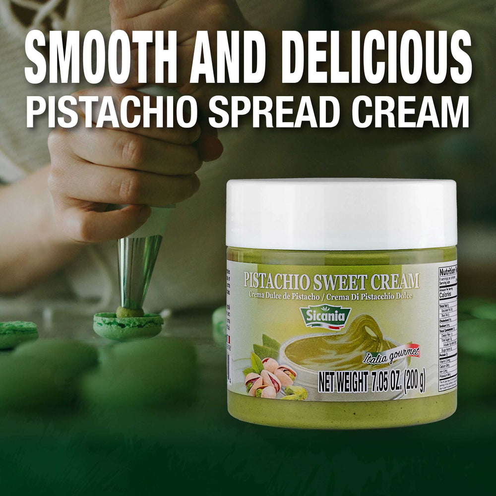 Sicana Pistachio Cream gift pack highlights gluten-free, non-GMO quality