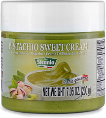 Sicana Pistachio Cream jar closeup shows premium texture for desserts
