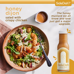SideDish Honey Dijon Dressing as a dip for vegetables, sugar-free option