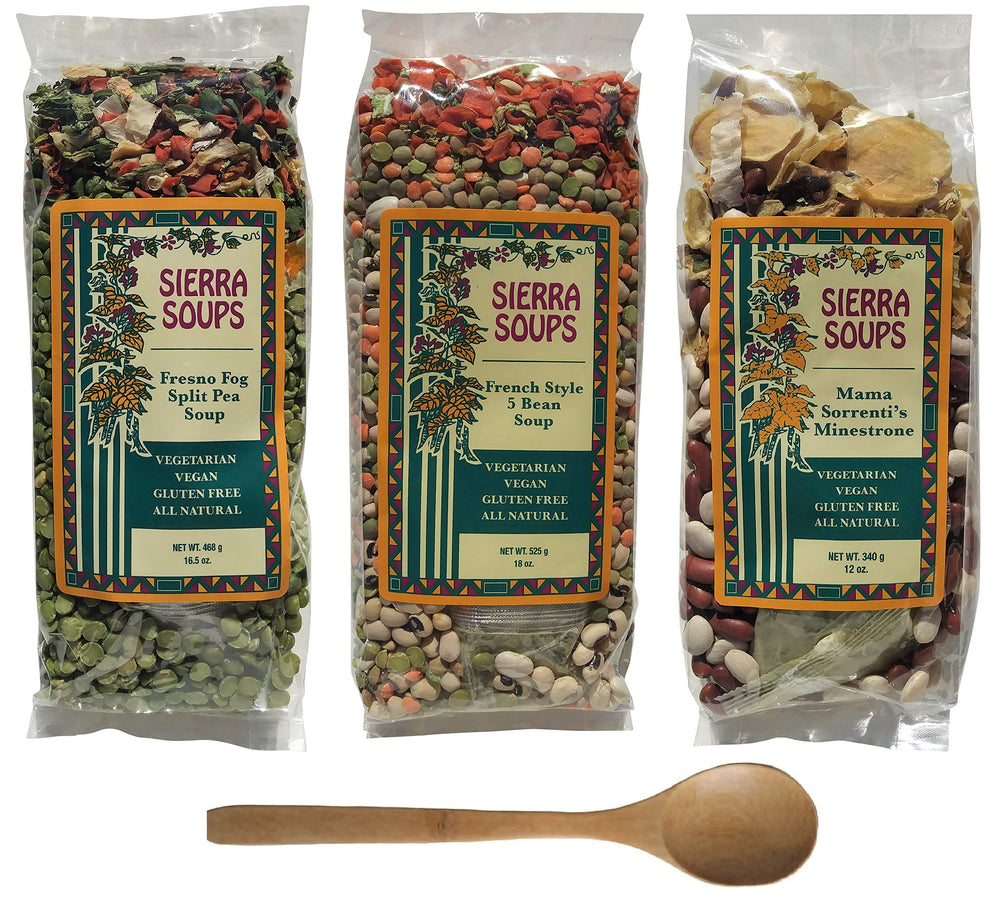 Sierra Soups Fresno Fog Split Pea Soup, gluten-free comfort ready in minutes