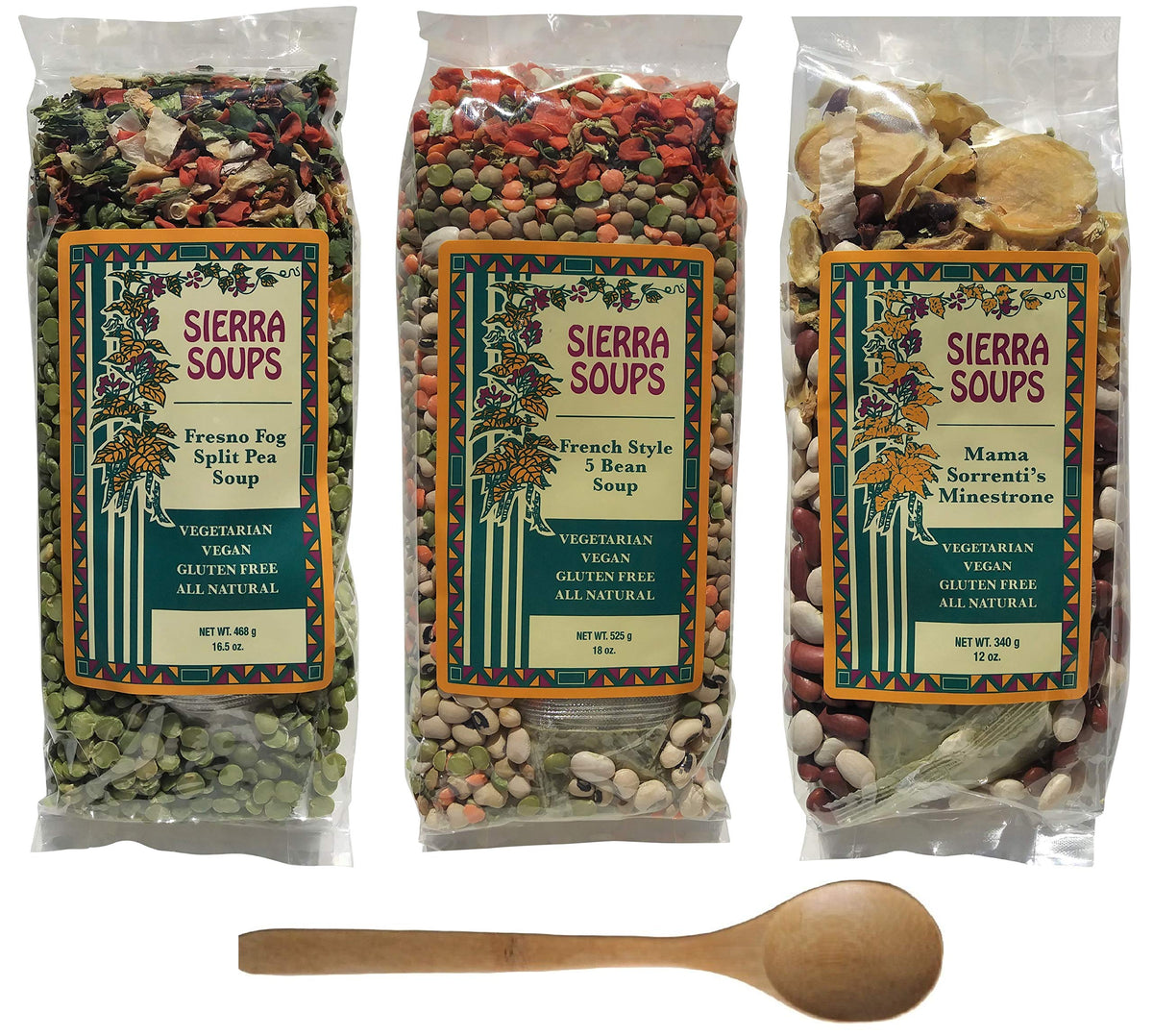Sierra Soups Fresno Fog Split Pea Soup, gluten-free comfort ready in minutes