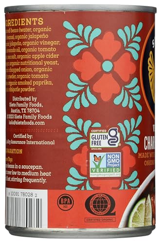 Siete Beans Charro taco filling, perfect for hearty fillings.