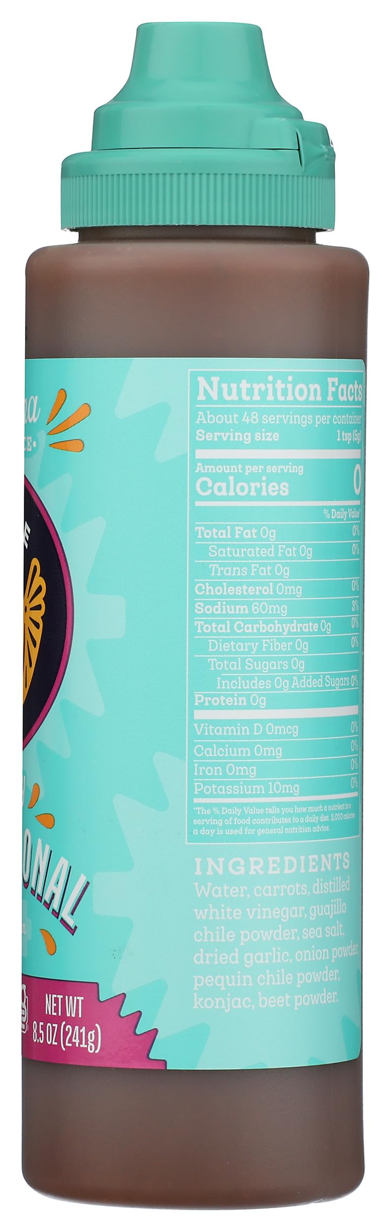 Siete Botana Sauce Traditional glass bottle close-up conveys premium quality
