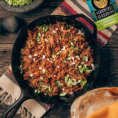 Siete Carnitas seasoning with dates and cumin ready for bold flavor