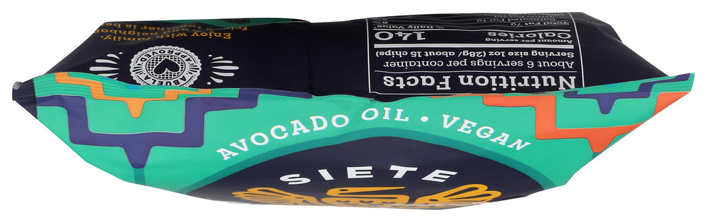Siete Sea Salt Vinegar ingredients note for mindful snacking