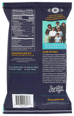 Siete Sea Salt Potato Chips crisp slices highlighting light texture for snacking.