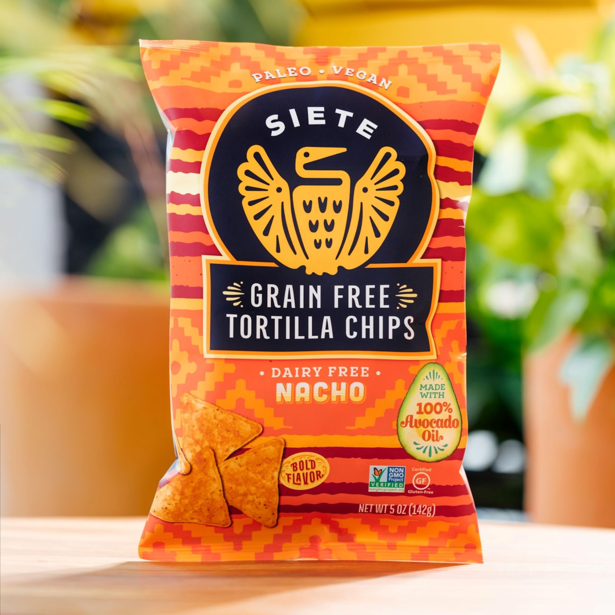 Siete Tortilla Chips family-friendly snack for picnics.