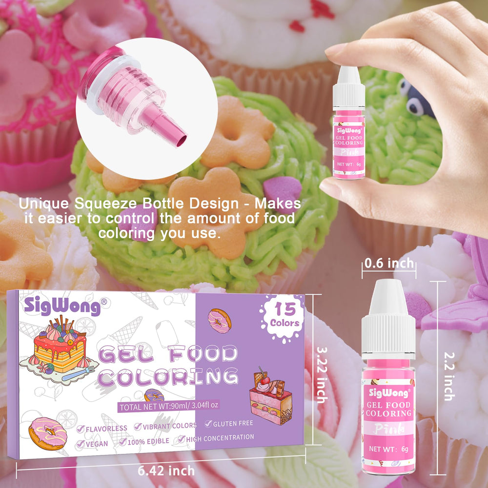 SigWong fondant and icing color enhances decorating versatility.