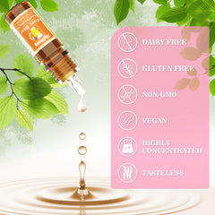 SigWong peach flavoring oil bottle pour boosts aroma in beverages.