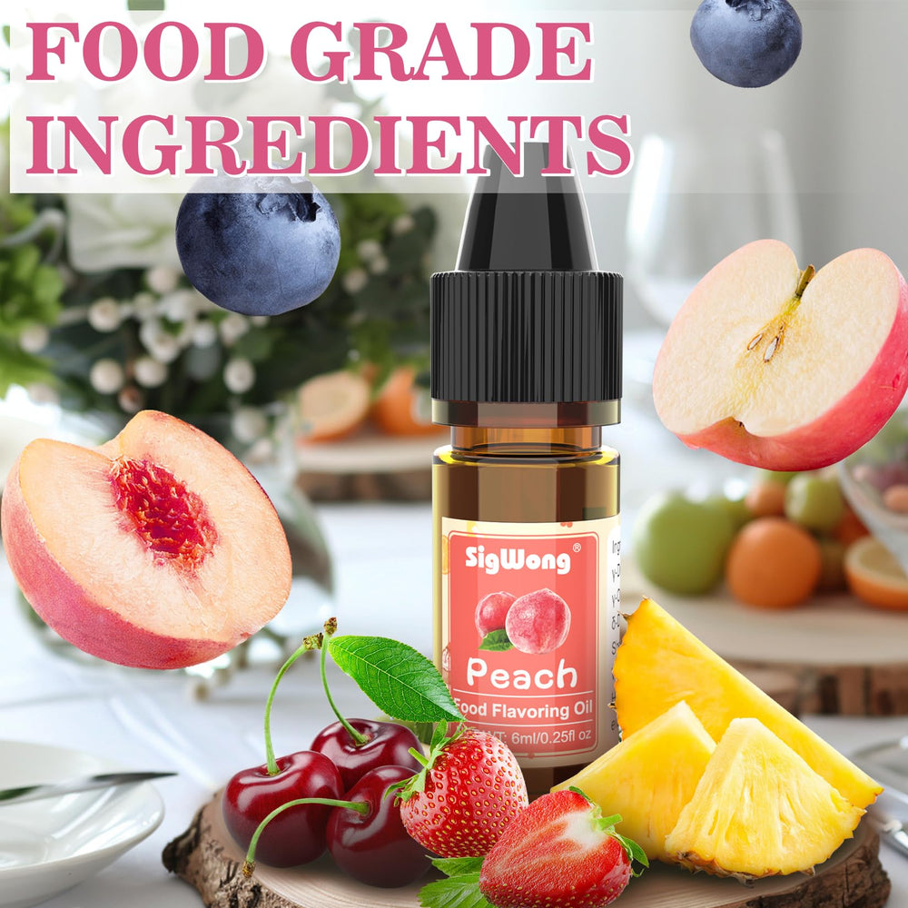 SigWong vanilla flavoring oil bottle pour adds warm scent to treats.