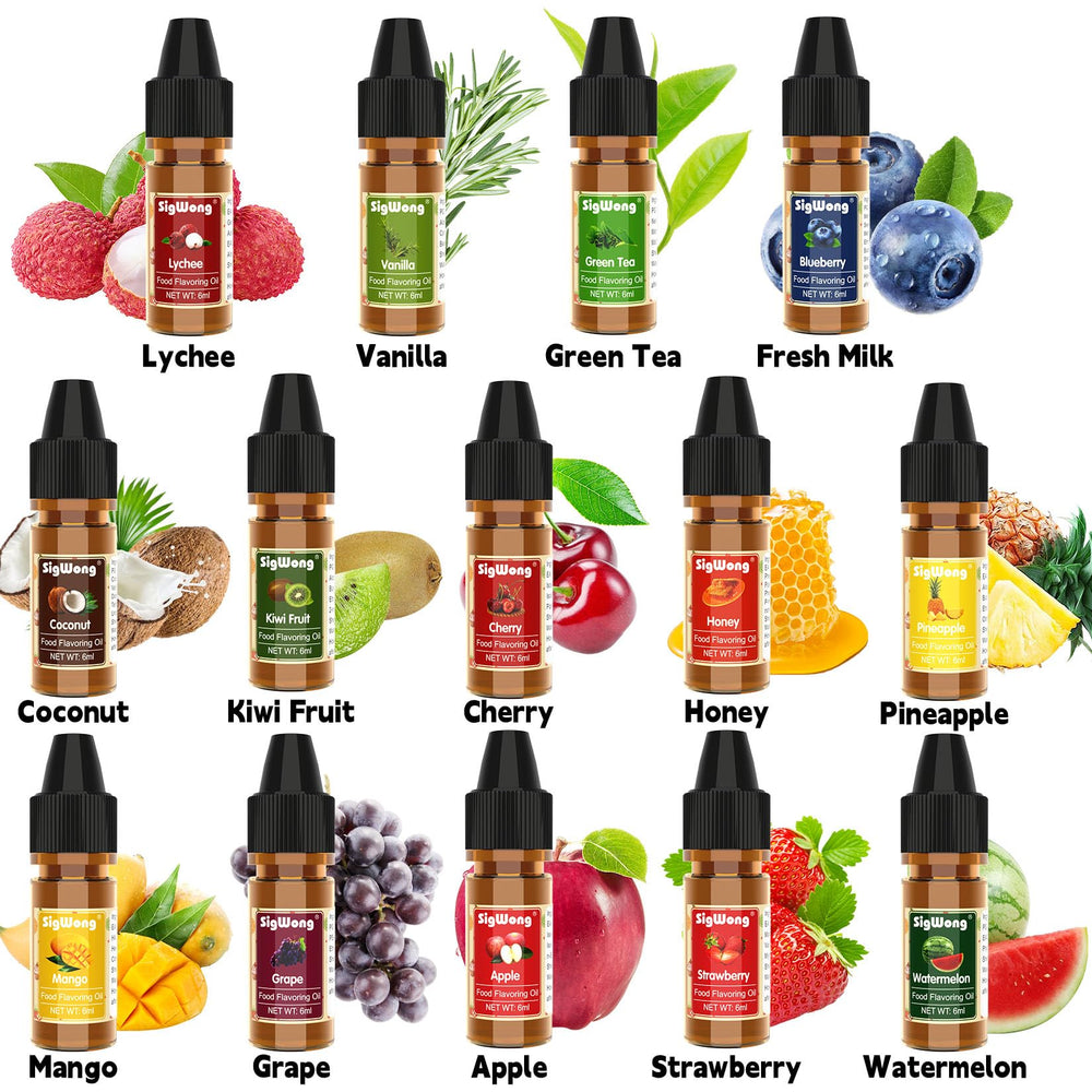 SigWong strawberry flavor bottle for snacks and lip products