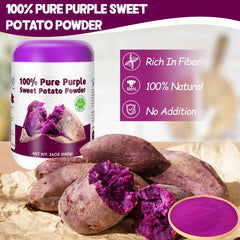 SIHASO purple sweet potato powder adds natural color to desserts