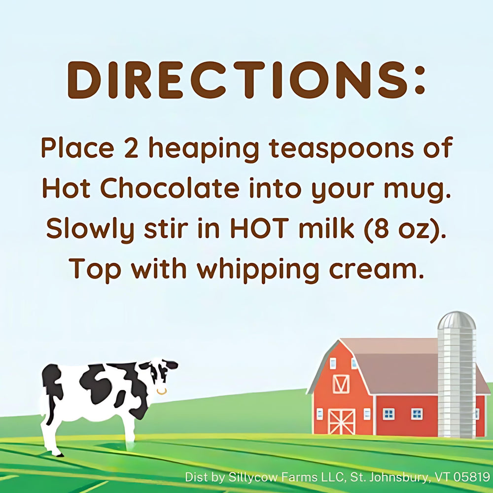 Silly Cow Farms glass bottle packaging showcased for gift-ready, reusable design.