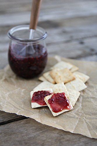 Simple Mills almond flour crackers sea salt breakfast plate, light crunch with morning coffee.