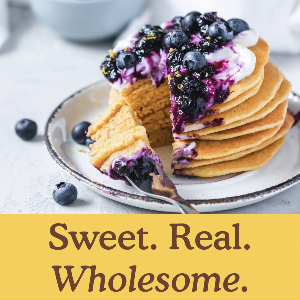 Simple Mills ingredients list highlights almond flour for a nutrient-dense baking base.
