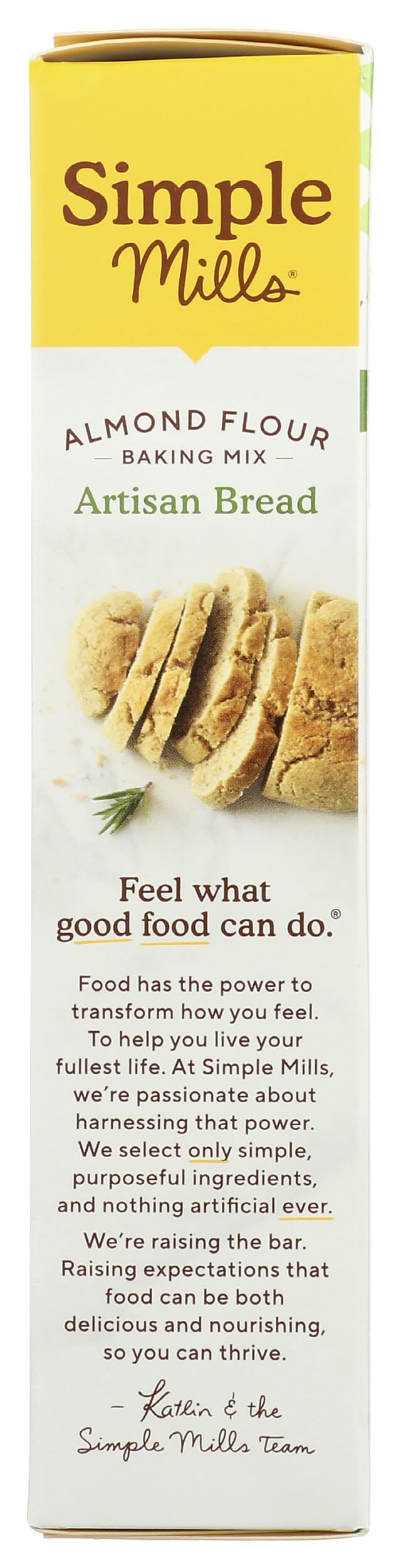 Simple Mills packaging close-up highlighting gluten-free status