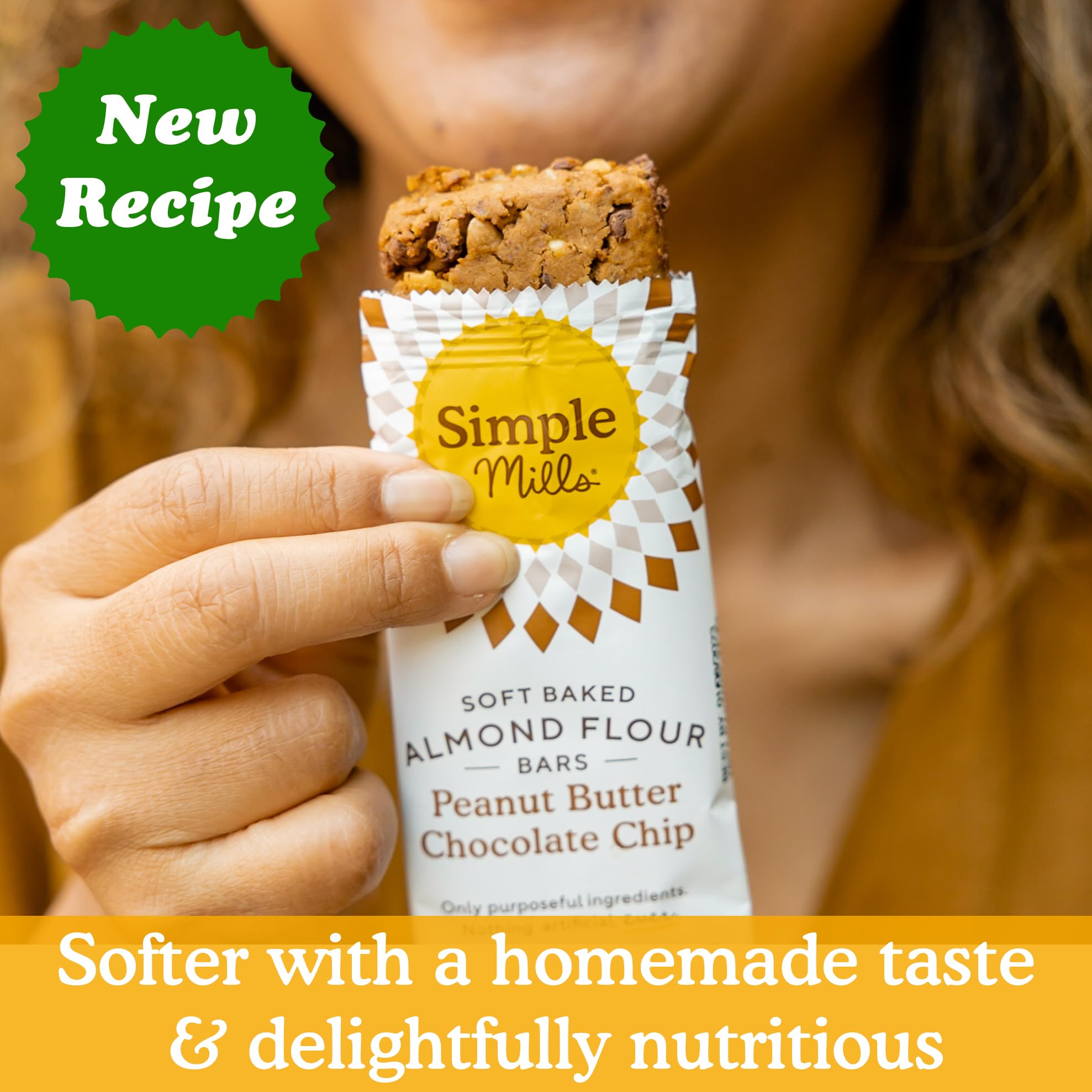 Simple Mills Bar Soft Bake PB Chocolate Almond nutrition facts – clear info for mindful snacking.