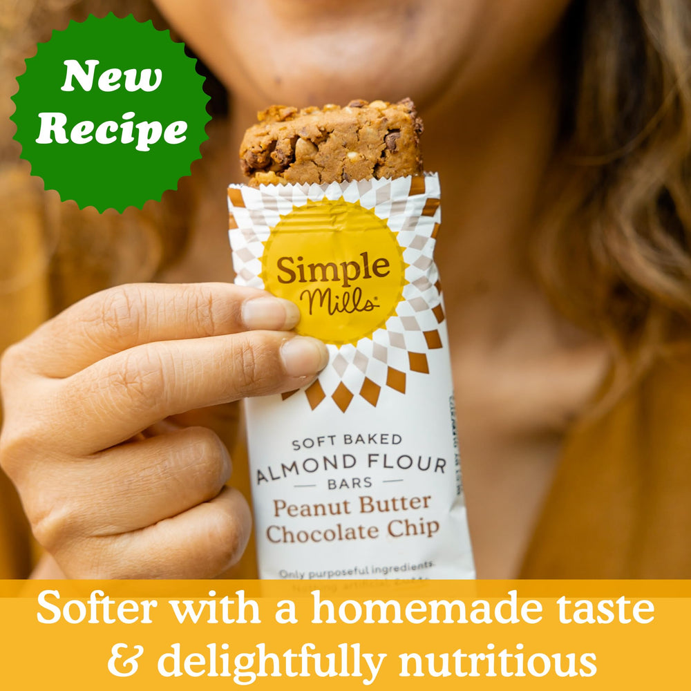 Simple Mills Bar Soft Bake PB Chocolate Almond nutrition facts – clear info for mindful snacking.