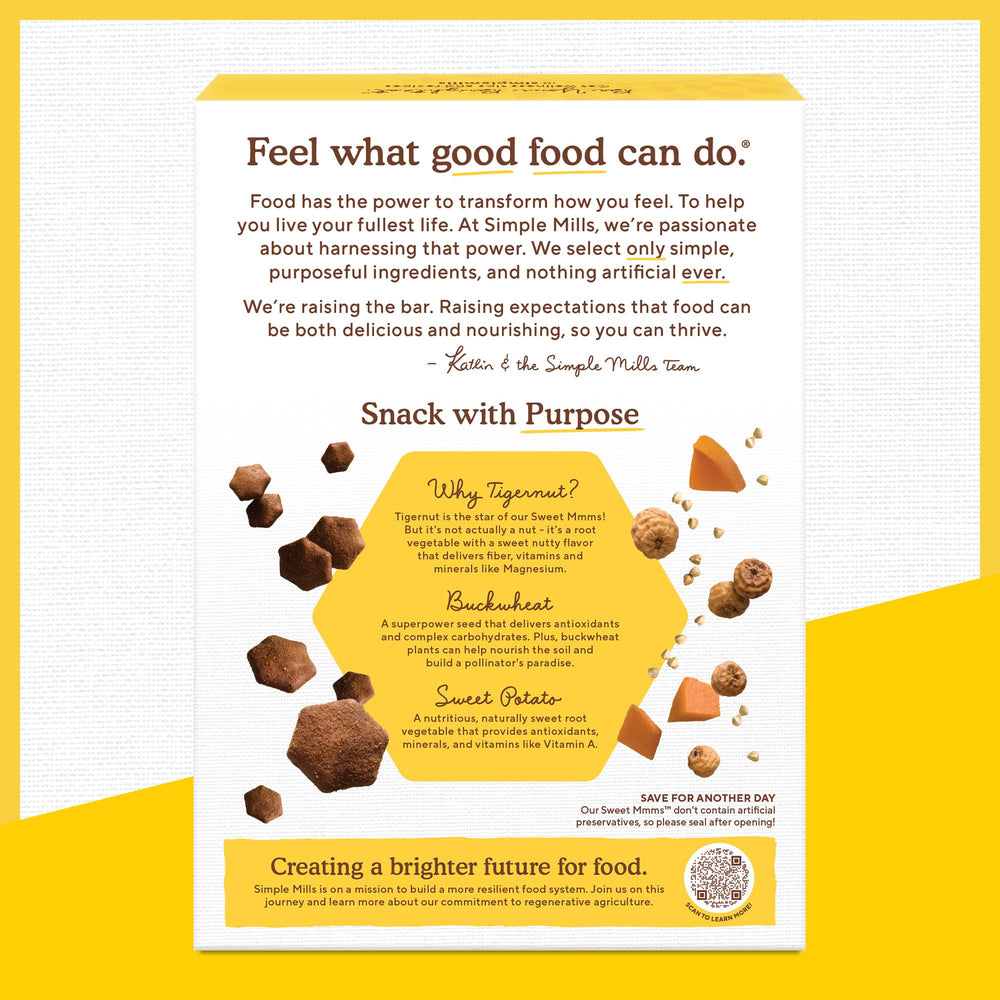 Simple Mills Cookie Cocoa Blast plated cookies invite indulgent flavor.