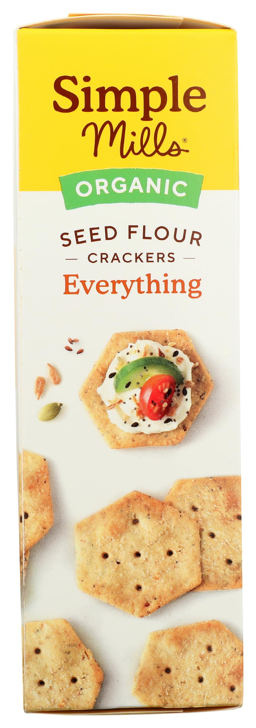 Simple Mills Cracker Seed Everything being served as a satisfying snack.