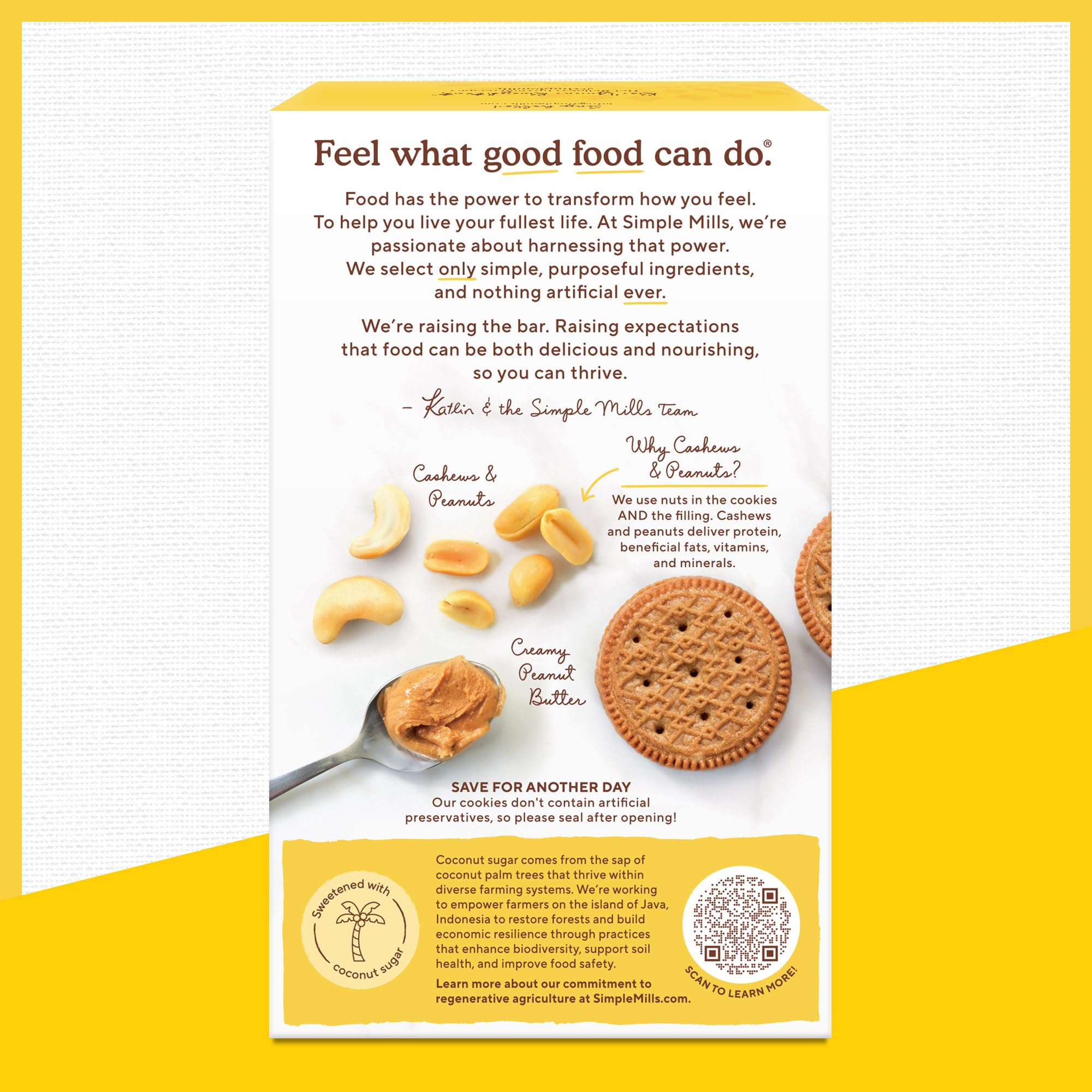 Kids in a lunchbox with Simple Mills cookies for a wholesome snack.